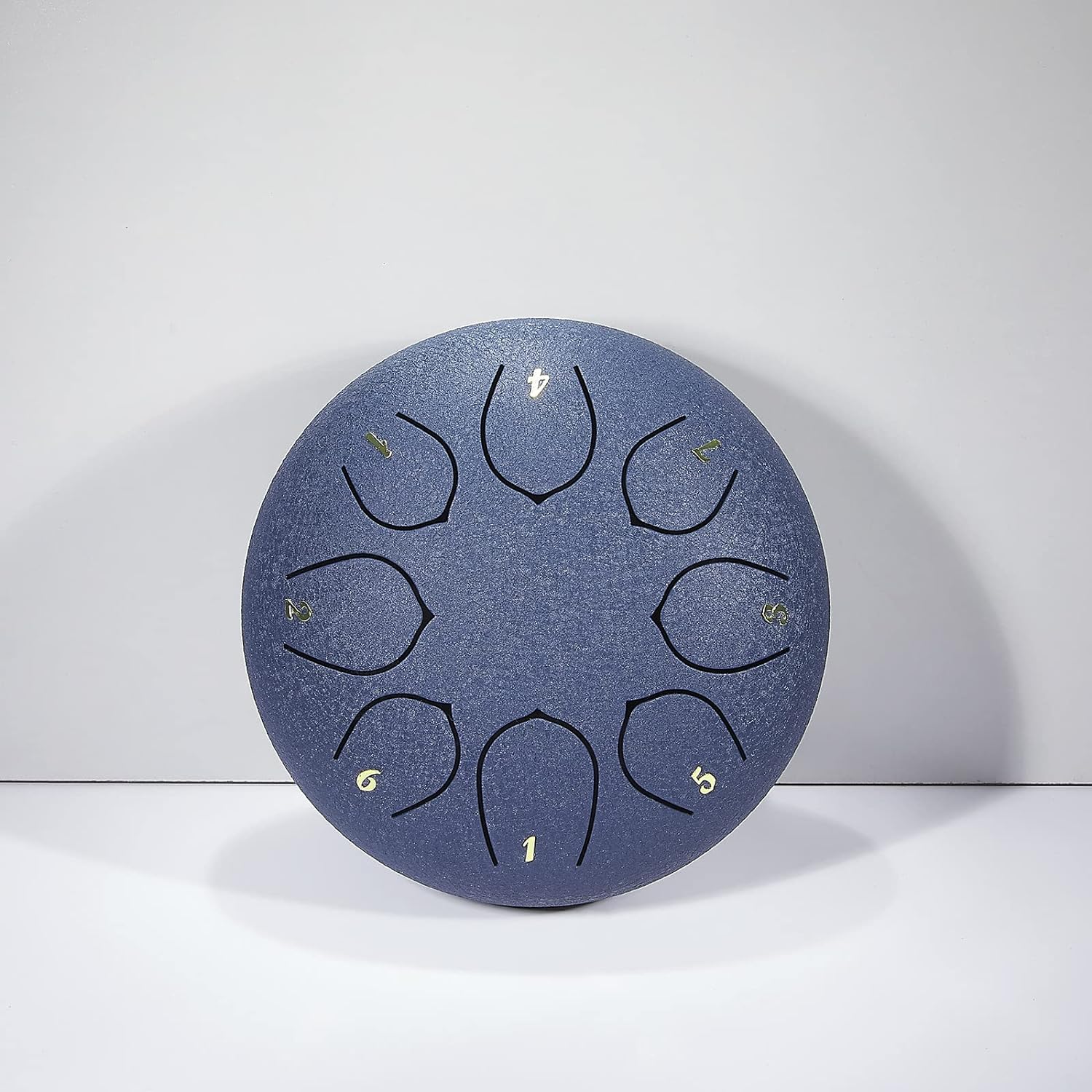 6 Inch 8 Note Steel Tongue Drum (Navy Blue)